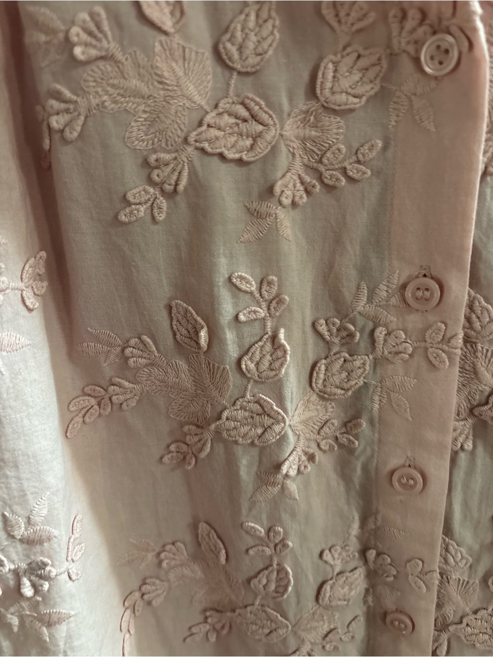 Paris Atelier  Voluminous Floral-Appliqué Blouse from & Other Stories sz 2 - Picture 3 of 8